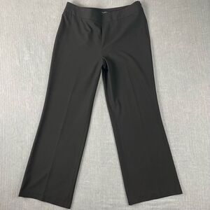 Talbots Classic Side Zip Black Trouser Dress Pants Women’s Size 12